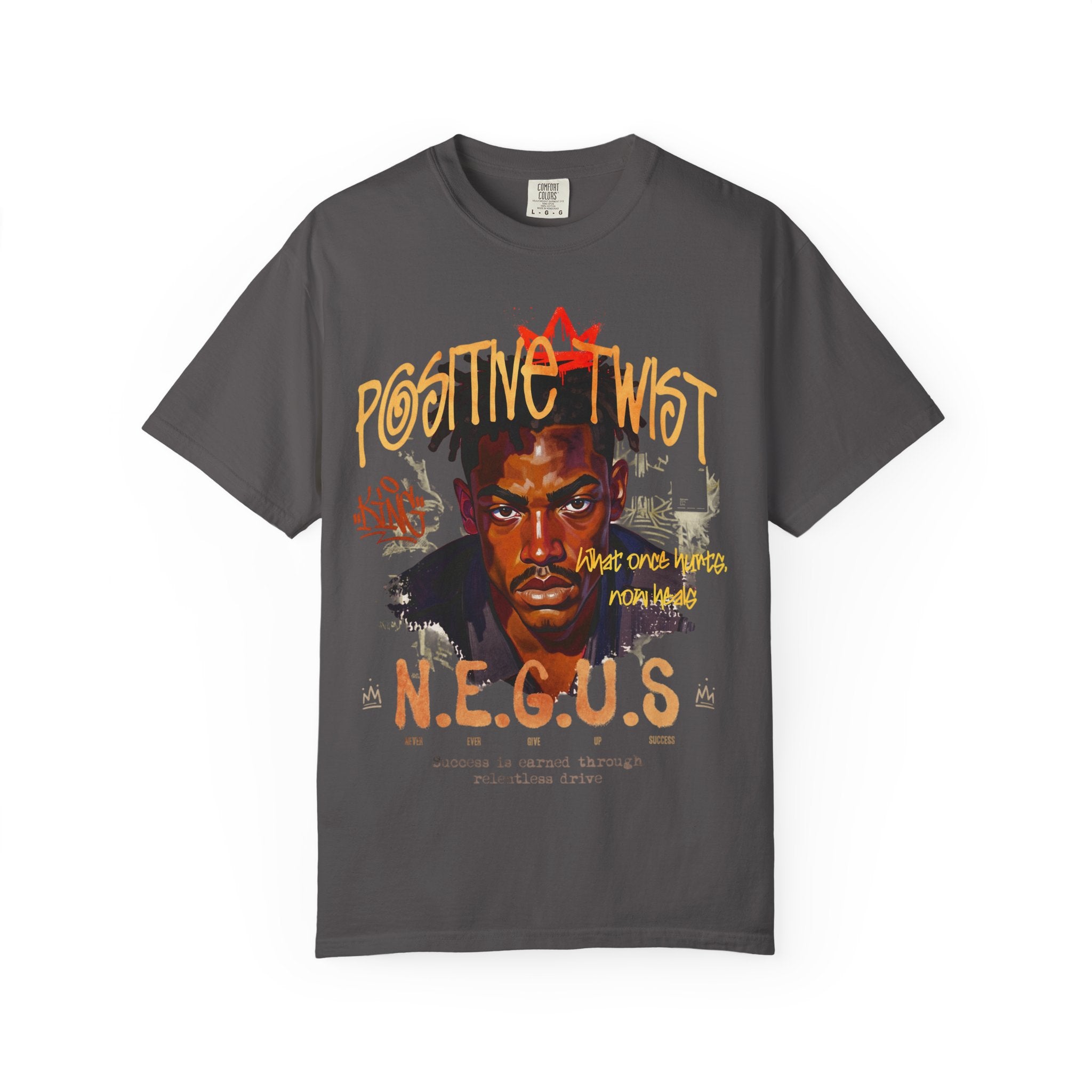 N.E.G.U.S.” – Never Ever Give Up Strength Tee