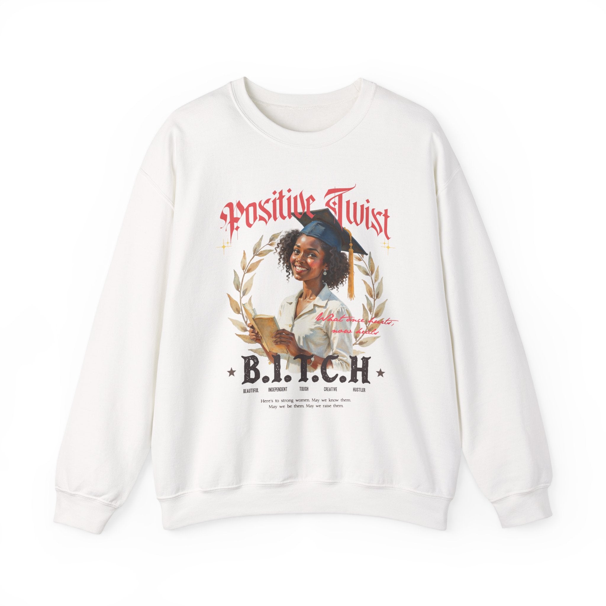 B.I.T.C.H (Here to strong  women) oversized boxy shirt