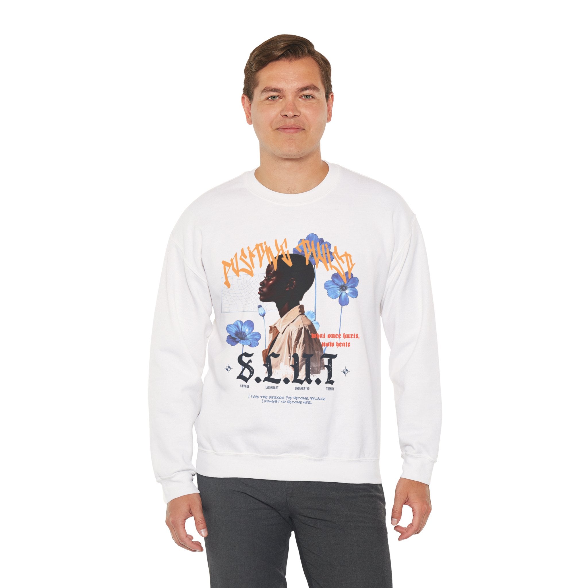 S.L.U.T Speak Up” Crewneck – Heavy Blend Empowerment Edition