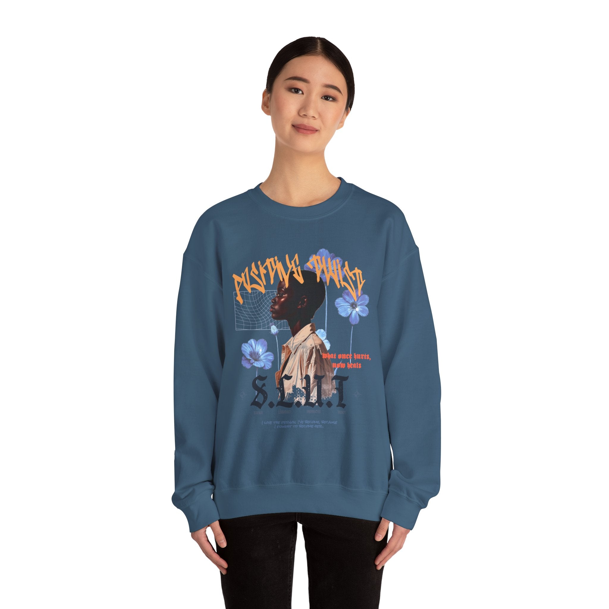 S.L.U.T Speak Up” Crewneck – Heavy Blend Empowerment Edition
