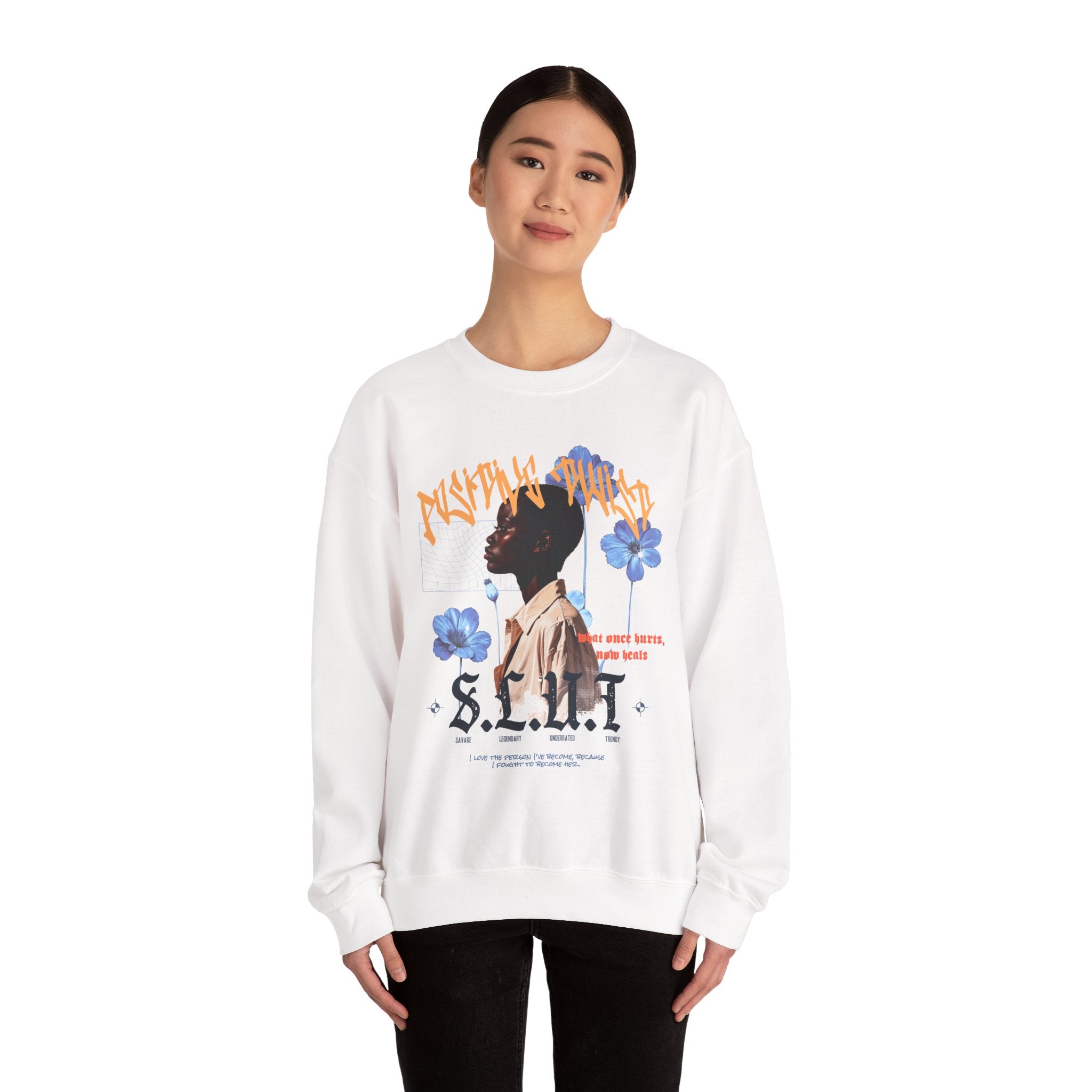 S.L.U.T Speak Up” Crewneck – Heavy Blend Empowerment Edition