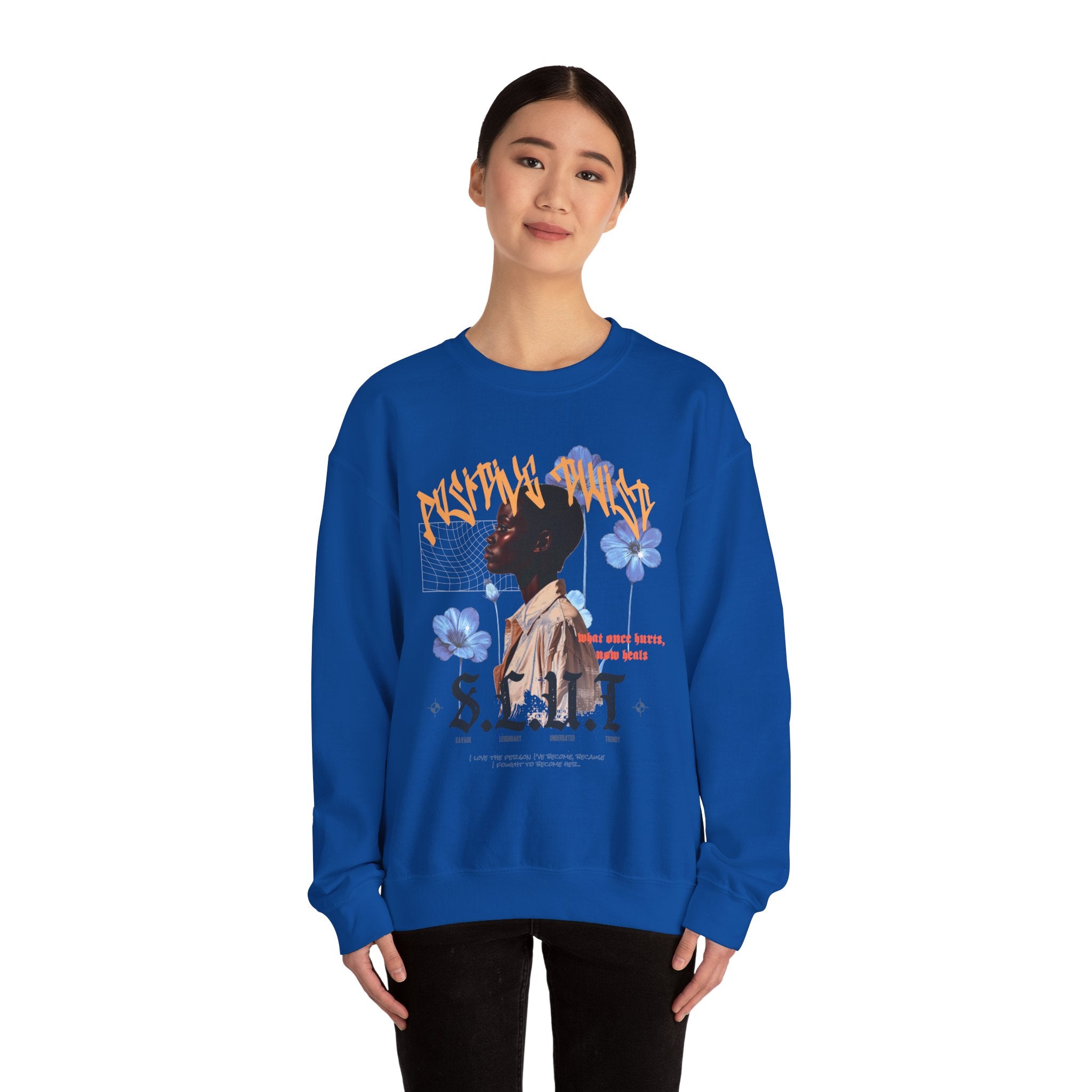 S.L.U.T Speak Up” Crewneck – Heavy Blend Empowerment Edition