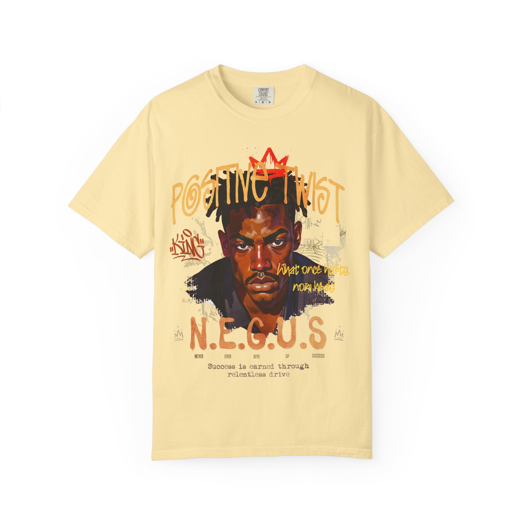 N.E.G.U.S.” – Never Ever Give Up Strength Tee