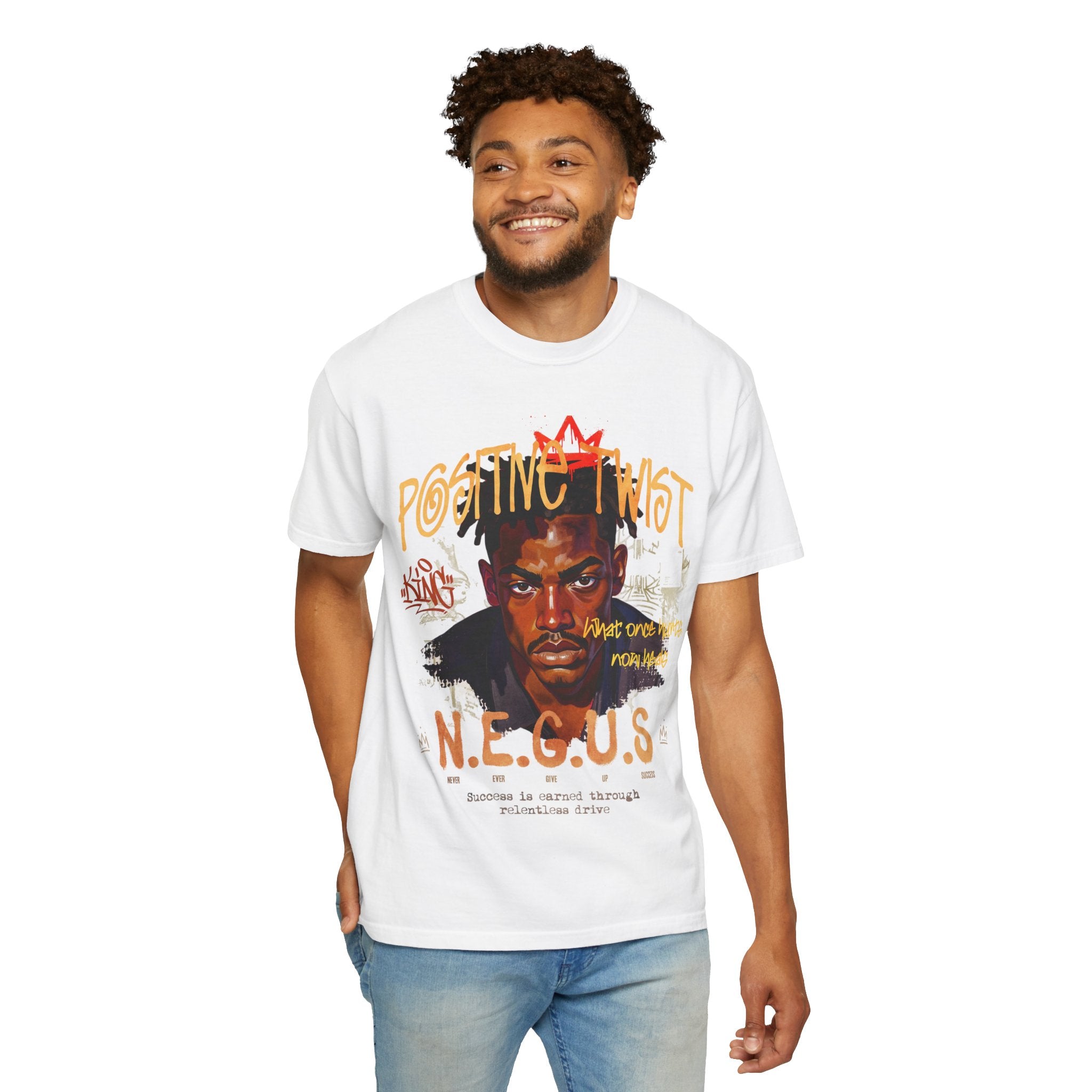 N.E.G.U.S.” – Never Ever Give Up Strength Tee