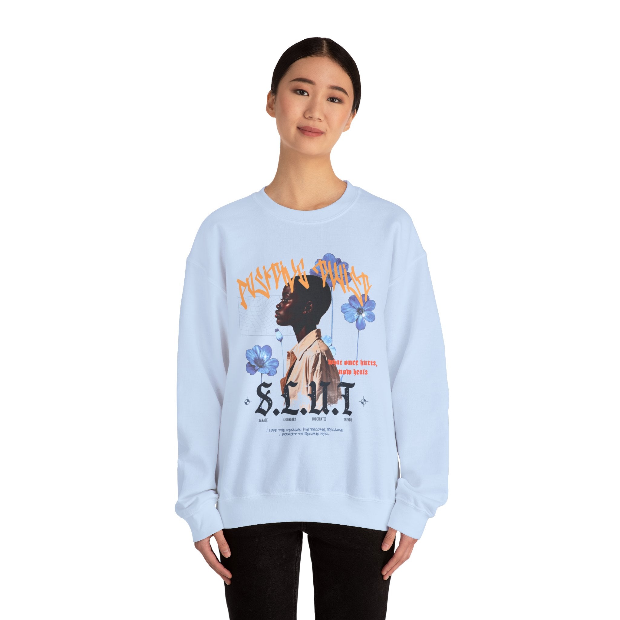 S.L.U.T Speak Up” Crewneck – Heavy Blend Empowerment Edition