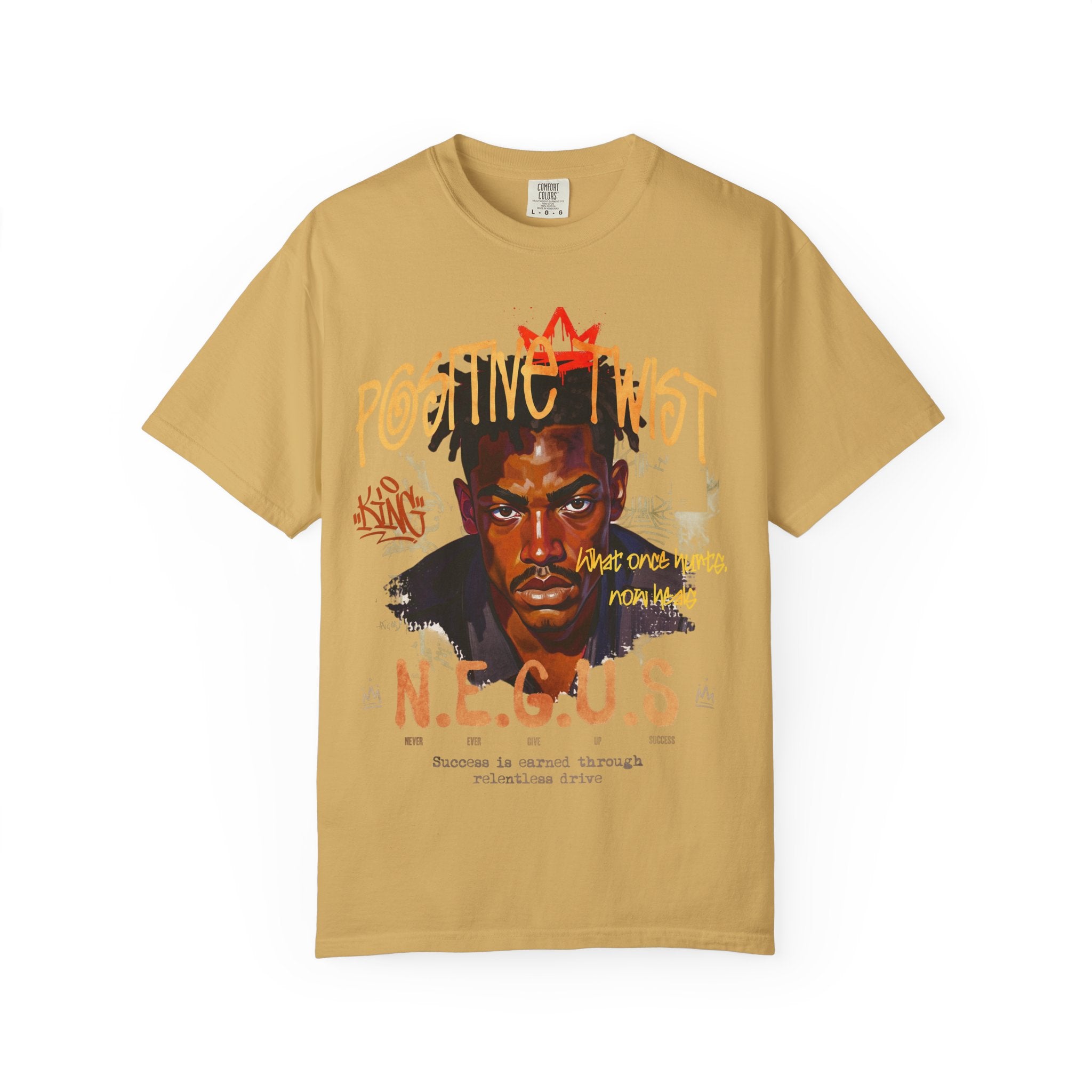 N.E.G.U.S.” – Never Ever Give Up Strength Tee