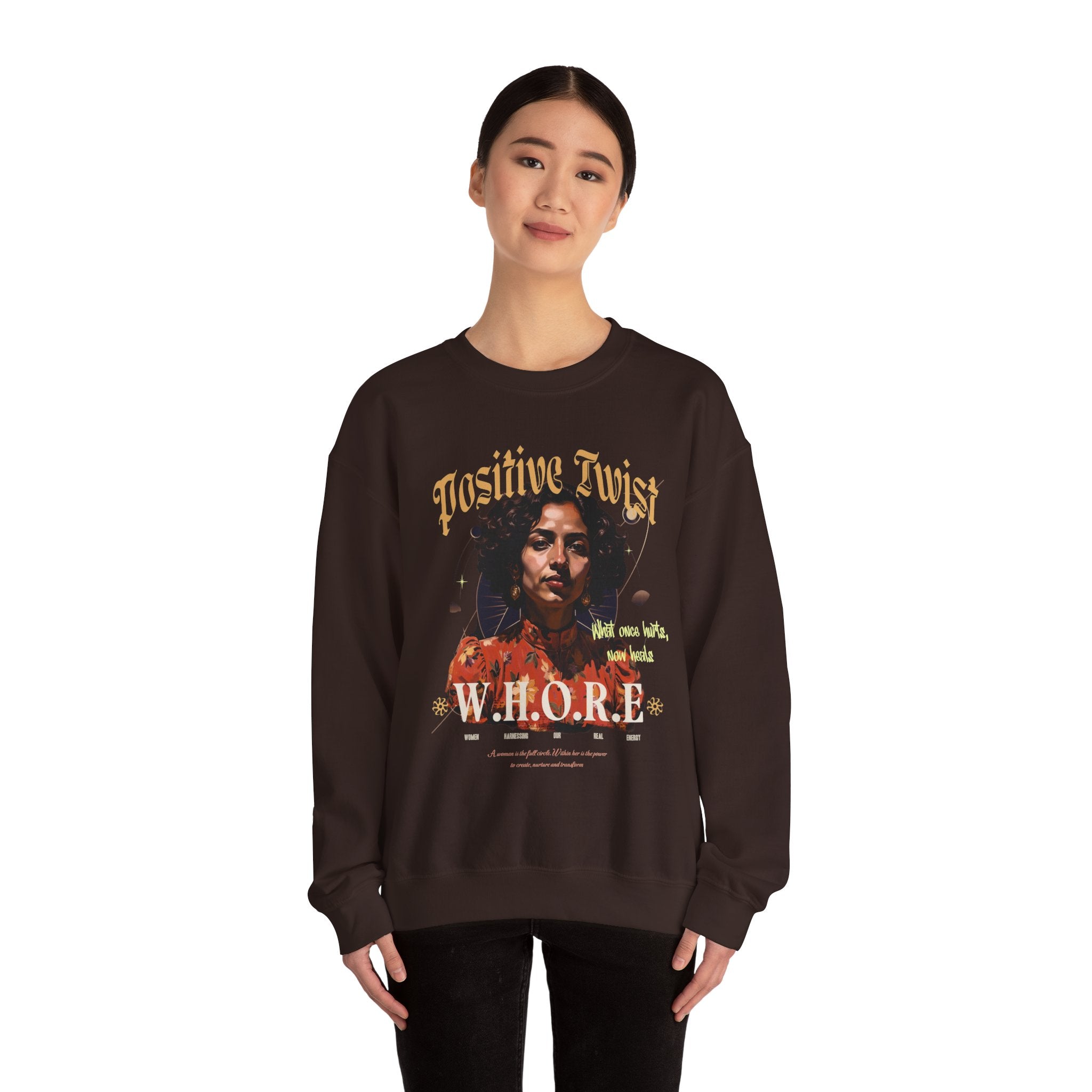 “Unapologetic Voice” Crewneck – W.H.O.R.E. Empowerment Edition