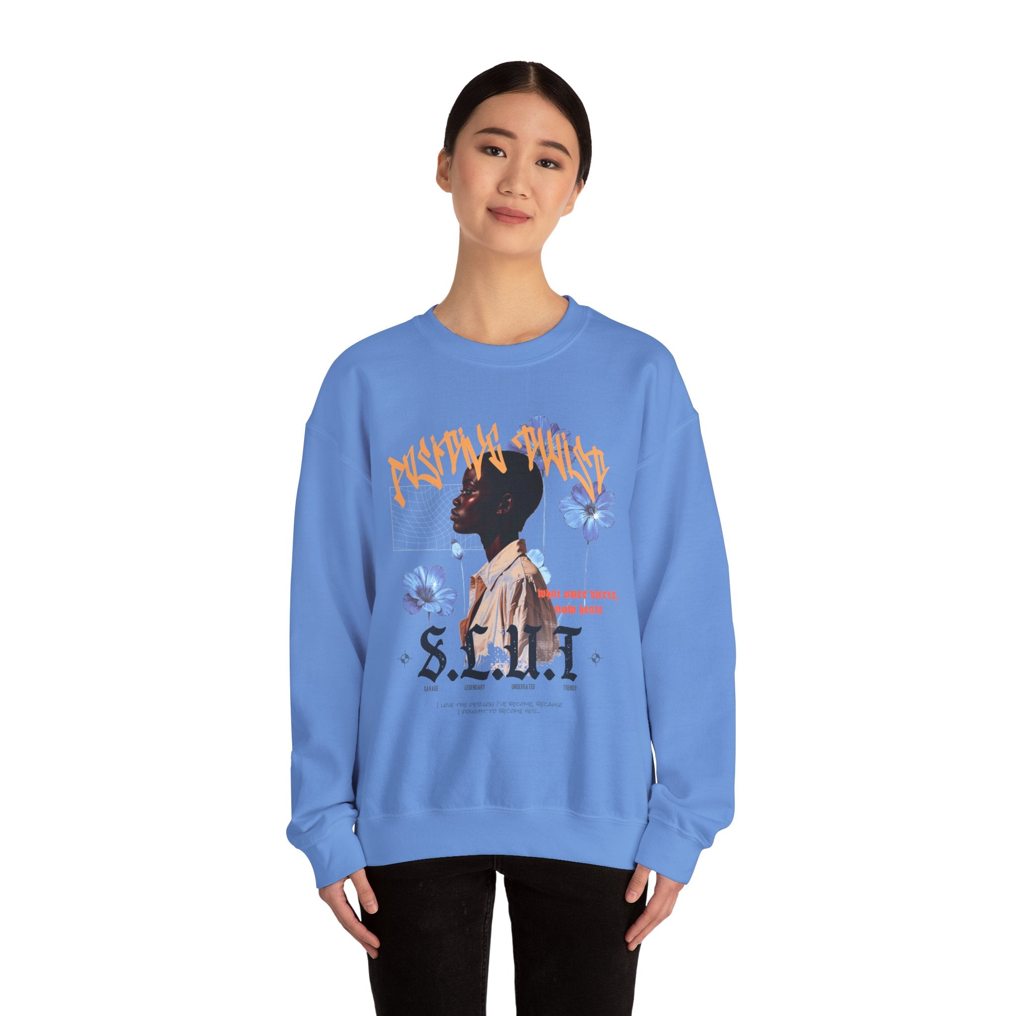 S.L.U.T Speak Up” Crewneck – Heavy Blend Empowerment Edition