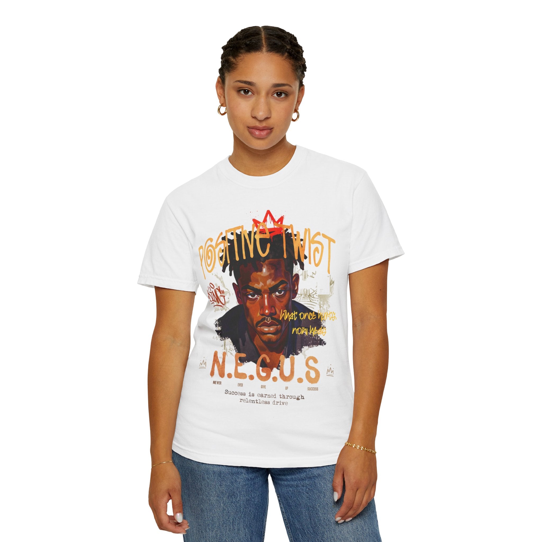 N.E.G.U.S.” – Never Ever Give Up Strength Tee